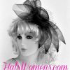 Navy Blue Cocktail Hat Mother Of The Bride Tea Party Headpiece Fascinator - Image 4
