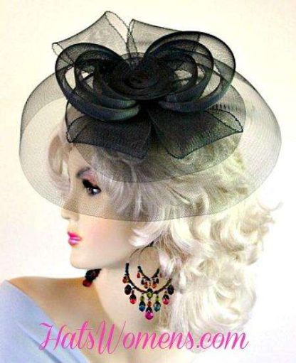 Designer Cocktail Hat White Wedding Fascinator Bridal Wedding Headpiece