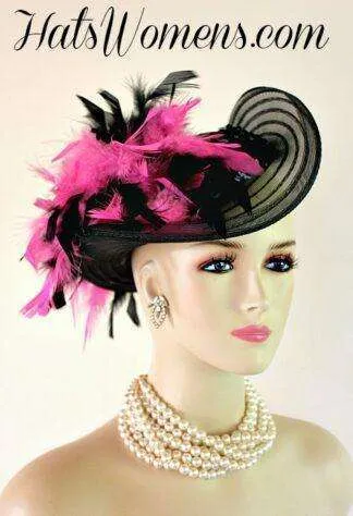 Black Satin Hats For Women