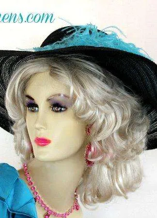 Hat Black Wide Brim Camel Beige Purple Pink Red Ivory Women's Hats SC