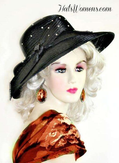 blacksatinhat_ladiesblackhats_blackhatsforwomen_blackchurchhats_hatsforblackwomen_ladyshats_runwayhats_hautecouturehats.jpg