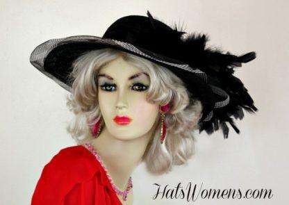 Dress Hats For Women, Kentucky Derby Hats, Hats For Horse Races, Haute Couture Fashion Hats, Formal Wedding Hats, Bridal Headpiece, Cocktail Hats, Mother Of The Bride Hats, Sinamay Straw Hats, Large Big Brim Hats, Hats For Horse Races, Church Sabbath Hats, Satin Hats, Pillbox Veil Hat