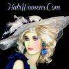 Purple Wide Sheer Brim Formal Designer Fashion Hat With Feathers, Ladies Derby Hats