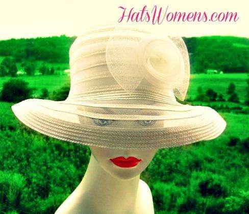 Pink Kentucky Derby Woman's Hat Weddings Brides Church Hats