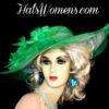 Purple Wide Sheer Brim Formal Designer Fashion Hat With Feathers, Ladies Derby Hats