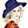 Ladies Designer Satin Hat Pink Royal Blue White Beige Black Navy Silver Grey Fuchsia Fashion Hats - Image 6