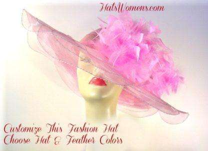 Fashion Hats Kelly Green White Red Pink Black Women's Wedding Hats - Image 18