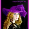 Dress Hats For Women, Kentucky Derby Hats, Hats For Horse Races, Haute Couture Fashion Hats, Formal Wedding Hats, Bridal Headpiece, Cocktail Hats, Mother Of The Bride Hats, Sinamay Straw Hats, Large Big Brim Hats, Hats For Horse Races, Church Sabbath Hats, Satin Hats, Pillbox Veil Hat, Hats For Women, Purple Wide Brim Hat