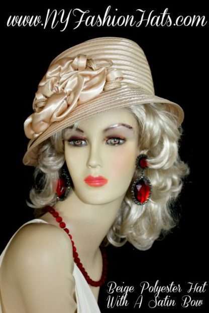 Beige Black Designer Fashion Casual Hat Ladies Fashion Hats P444