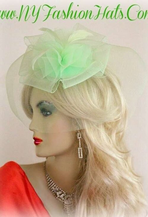 green_fascinator_hat_hats_coktailhats_headpiece_formalhats_NYFashionhats