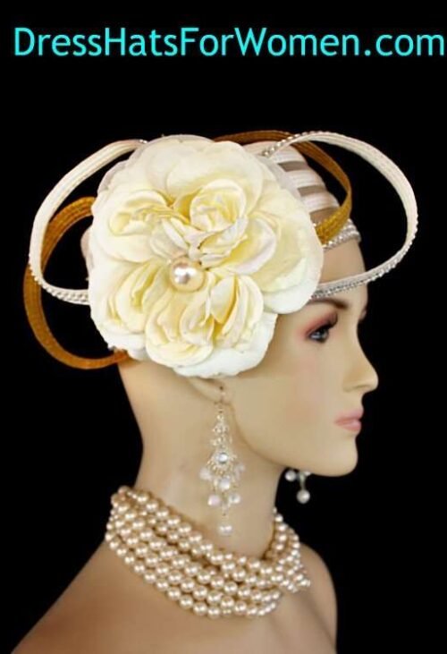 fashionhats_womansformalhats_ivorypillboxhat_ladiescocktailhat_couturebridalhats_weddingheadpiece_fascinator_bigflowerfascinator_customhatsforwomen Kentucky Derby Hats, Ivory Designer Hats For Women, Custom Dress Hats For Weddings Formals Church Races, Mother Of The Bride Pillbox Hat, Cocktail Hats, Hats With Flowers