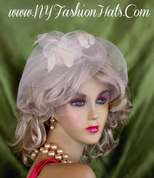 Ladies Layered White Or Black Cocktail Hat, Hair Comb Accessory Brides Bridal, Designer Wedding Fascinator