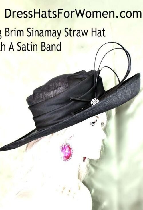 widebrimhats_womenshats_designerhats_fashionhats_kentuckyderbyhats_churchhats_hautecouturehat Dress Hats For Women