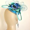 Custom Church Wedding Dress Hat Fascinator Headpiece